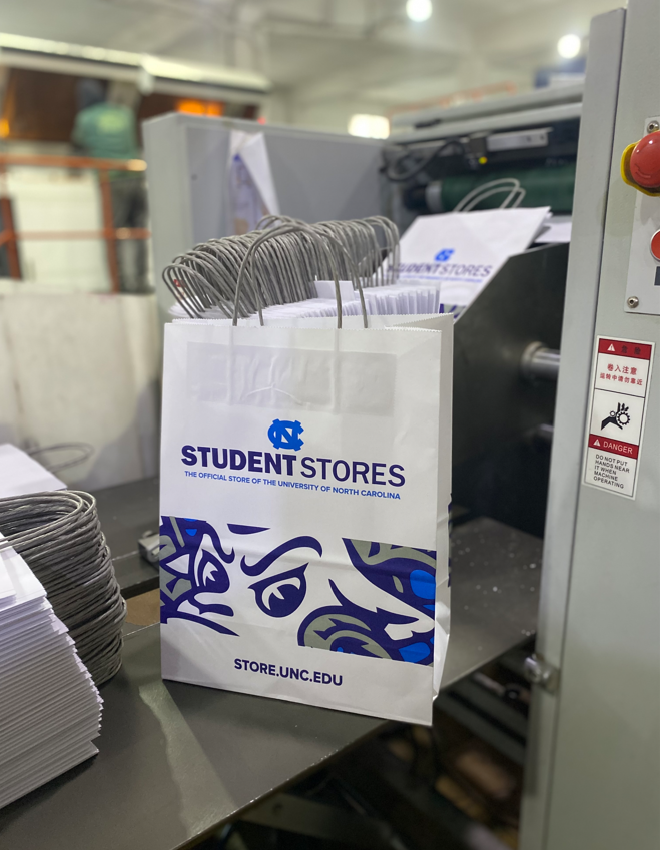 Custom Takeaway Twisted Handle bag 